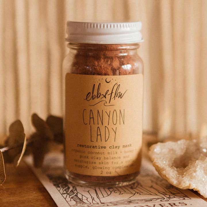 Ebb & Flow - Wholesale Skincare Face Mask - Canyon Lady - Pink Clay x Coconut x Rosehip Mask0