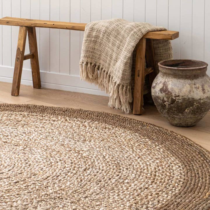 Westmore | Jute Braided Round Rug for wholesale by North Avalon