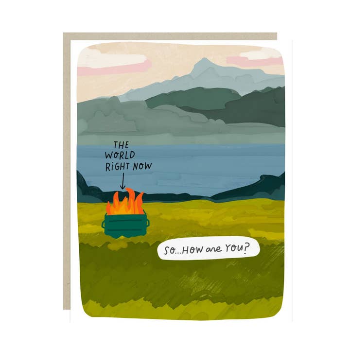 Barone and Co. - Wholesale Everyday Greeting Card - The World Right Now Card0