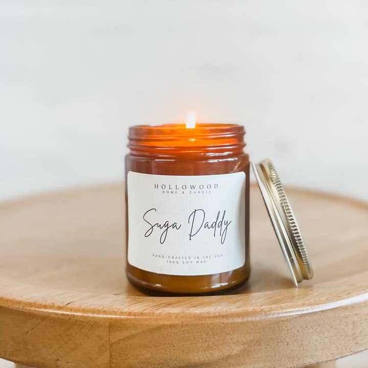 HOLLOWOOD FRAGRANCE - Wholesale Jar/Filled Candle - SUGA DADDY | CANDLES4