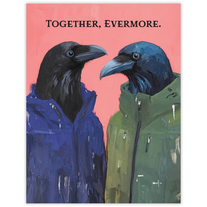 Cartão Amor Corvo por atacado de Waterknot