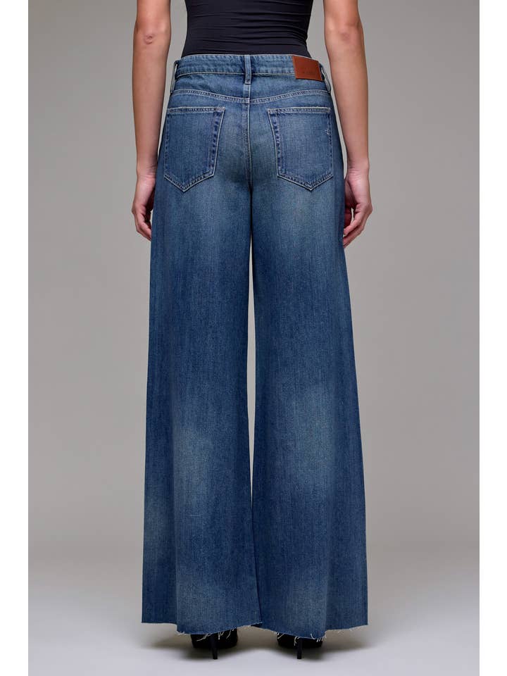 Hidden Jeans - Wholesale Jeans - Women's - Medium Vintage Clean Super Soft High Rise Super Wide Leg4