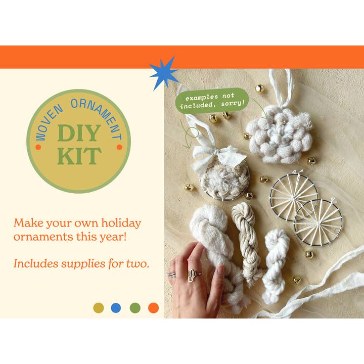 Euca Design - Wholesale DIY Craft Kit - DIY Round Ornament Kit | Holiday Kids Craft | Weaving Kit4