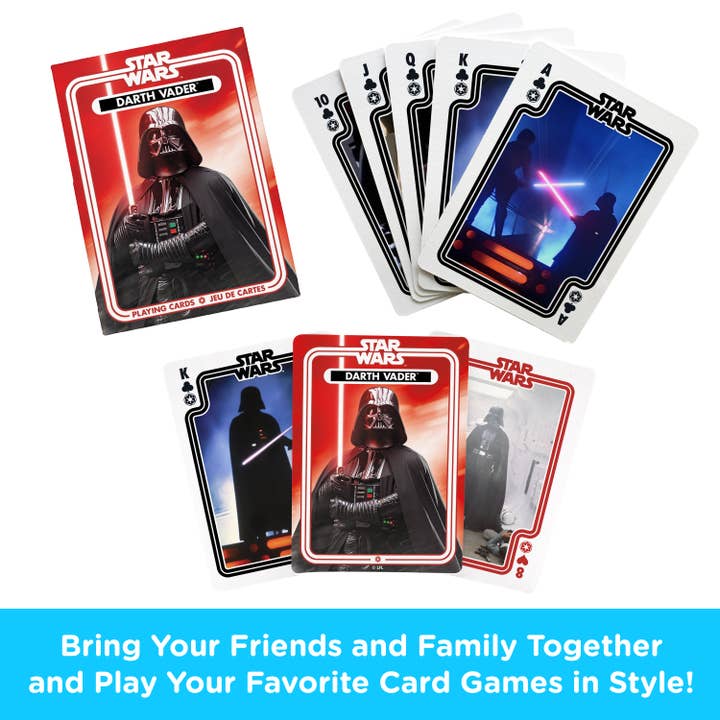 AQUARIUS, GAMAGO, ICUP, & ROCK SAWS by NMR Brands - Wholesale Playing Cards - Star Wars Darth Vader Playing Cards