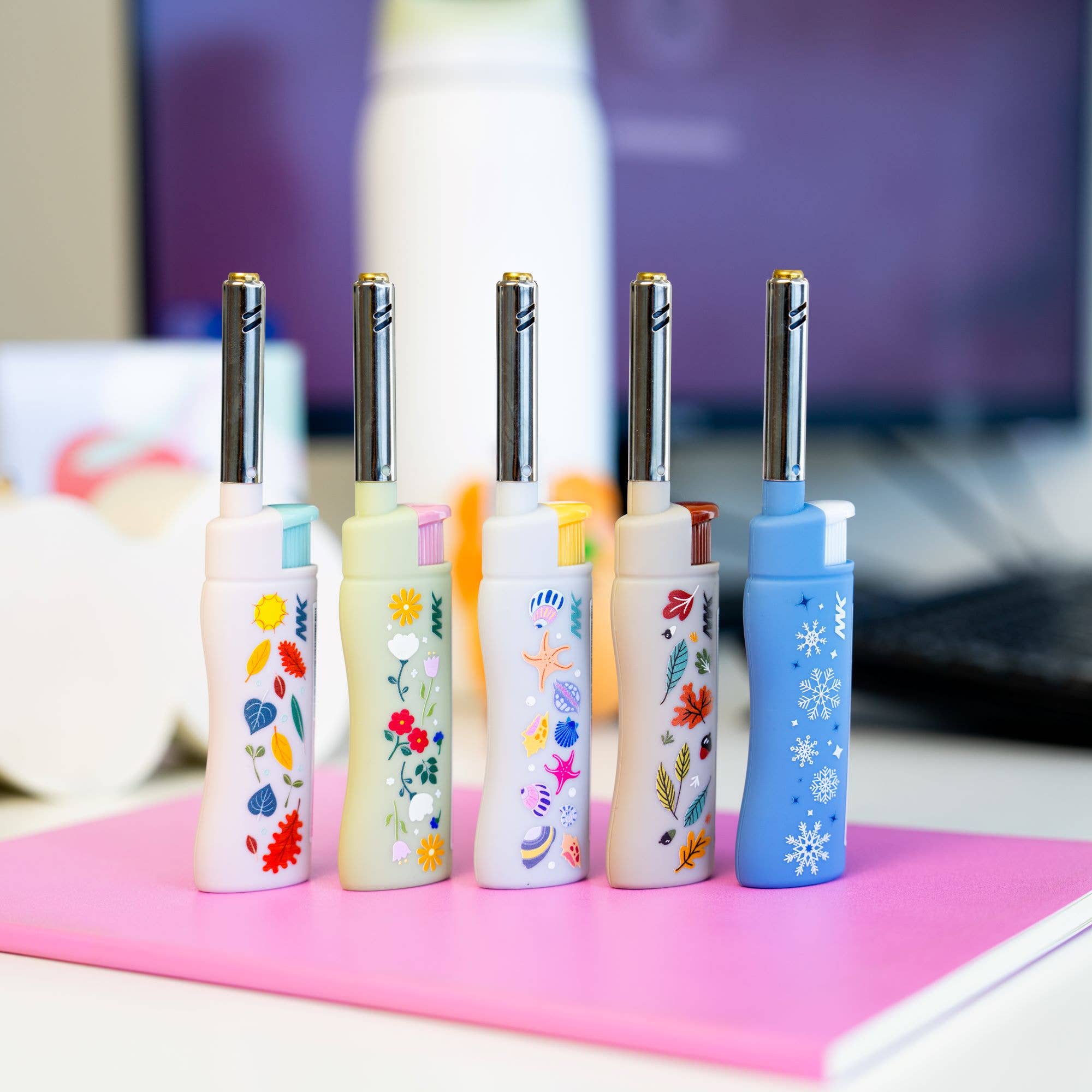 MK Lighter Company - Wholesale Lighter - MK Lighter Range Series, Seasons Set, Windproof Flame 50PC8