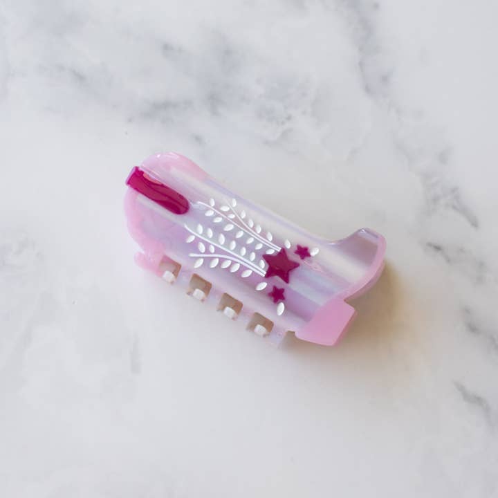 Tiepology - Wholesale Hair Clip - Women's - Eco Shooting Star Cowboy Boots Hair Claw Clip24