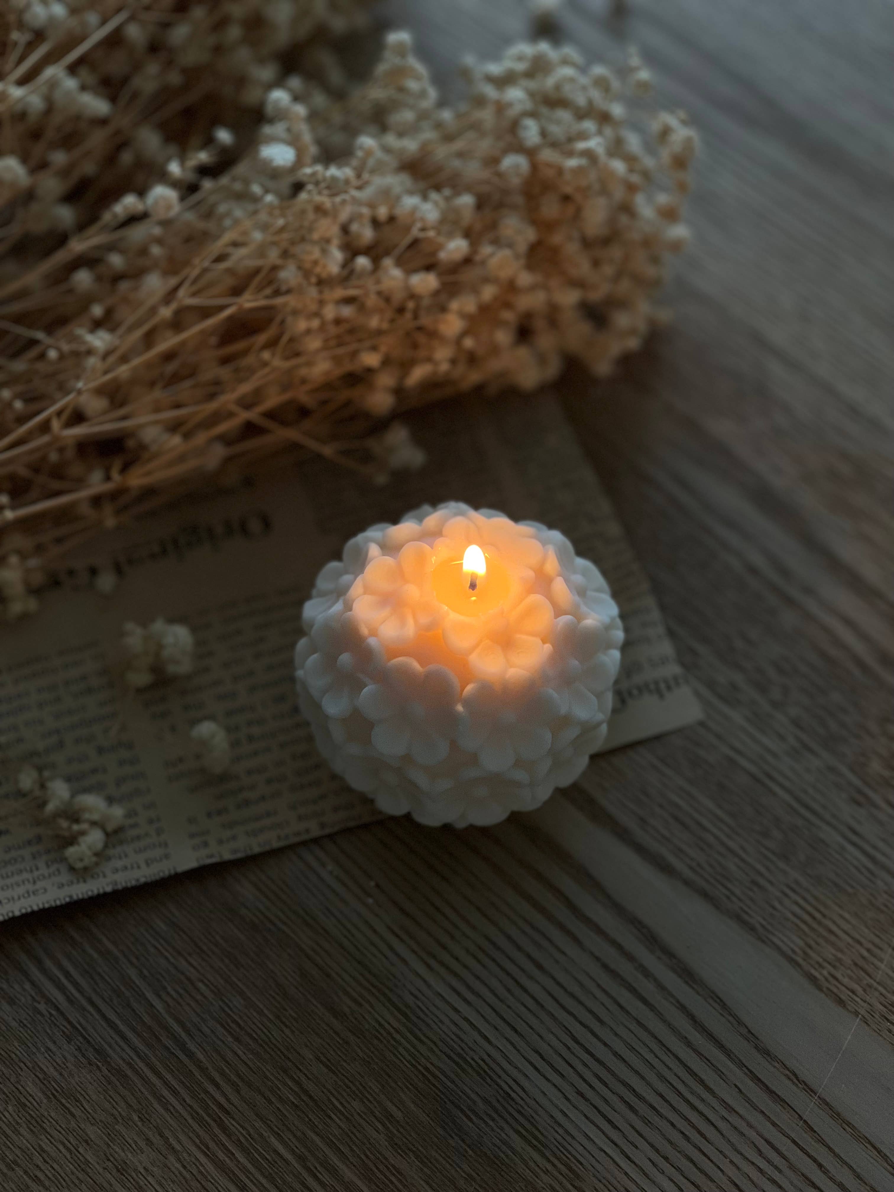 Project Helios - Wholesale Novelty Candle - Flower ball candle, spring candle, valentines gift3