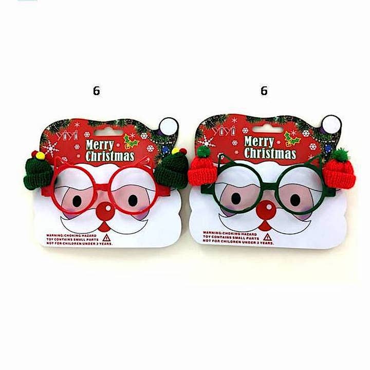Atlas Fashion - Wholesale Party Hat/Crown - Festive Christmas Mini Beanies Glasses Frame1