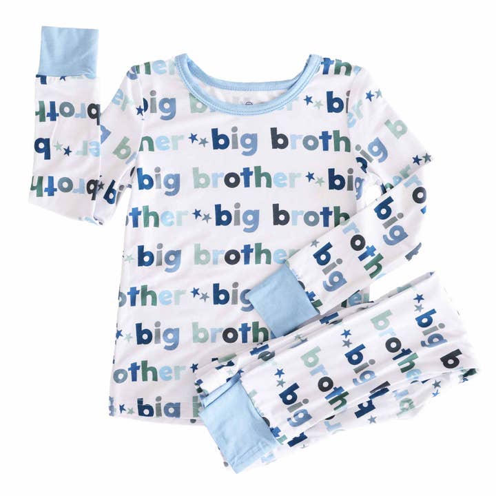 Caden Lane - Wholesale Sleepwear Set - Kids - Big Brother Two Piece Pajama Set3