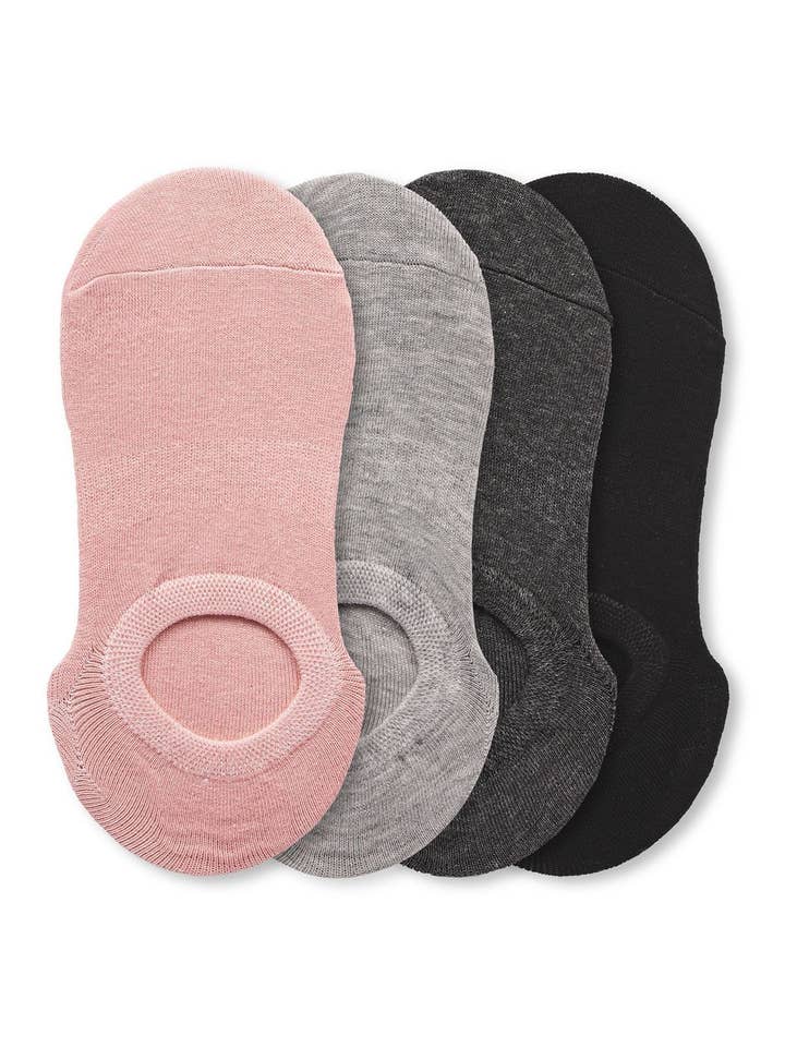 Infinity Classics International Inc. - Wholesale Socks - Women's - No Show Cotton Blend Sneaker Liner 7 Pair Pack2