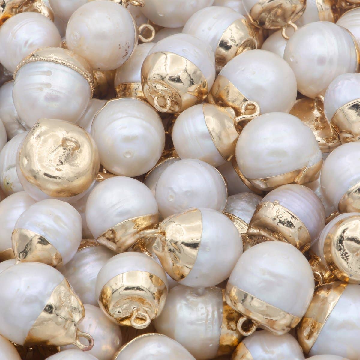 Aim Eternal – wholesale Individual charm/pendant – Freshwater Pearl White Round Ball Pearl Charm P-18200