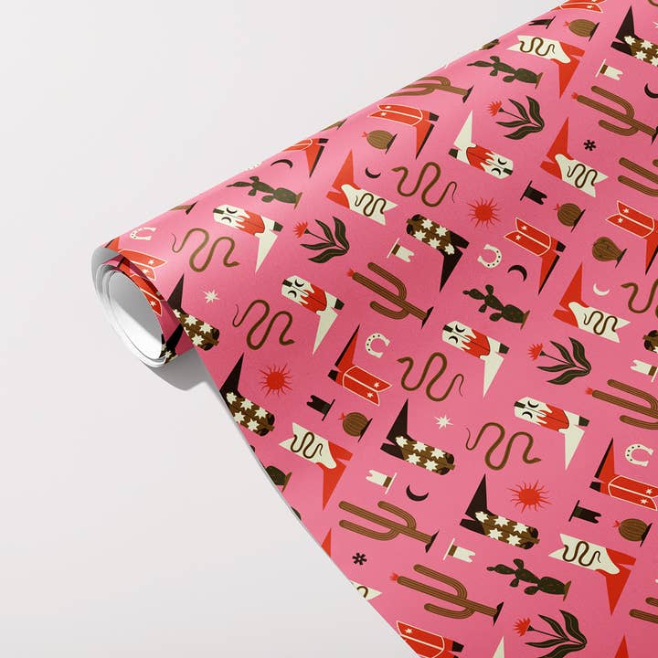 Cowboy Gift Wrap for wholesale by Betiobca