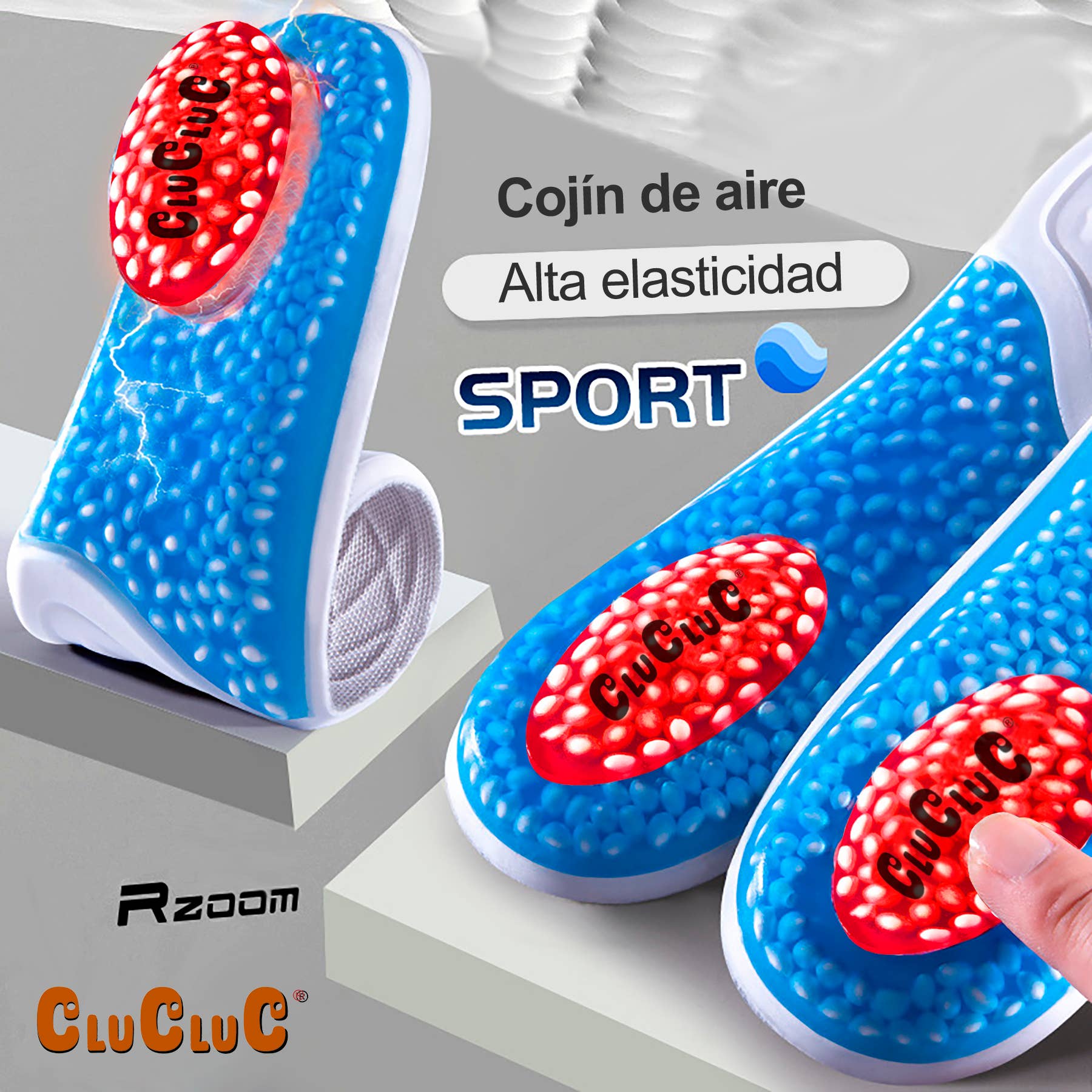 Ivedin - Wholesale Inserts/Soles - Unisex - Unisex Sports Insoles Thickened with Latex and PU8