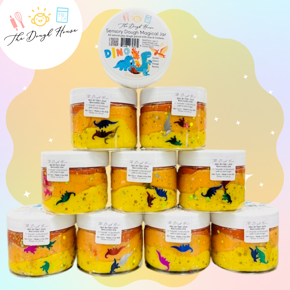 The Dough House - Wholesale Putty/Slime - Kids - Fun Size Dinosaur Magical Jars3
