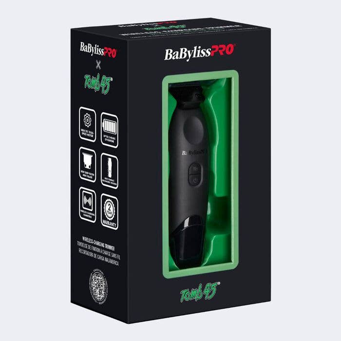 Salon Equipment Pros - Wholesale Electric shaver – Men’s - BaByliss PRO x Tomb45 Professional Wireless-Charging Trimmer13
