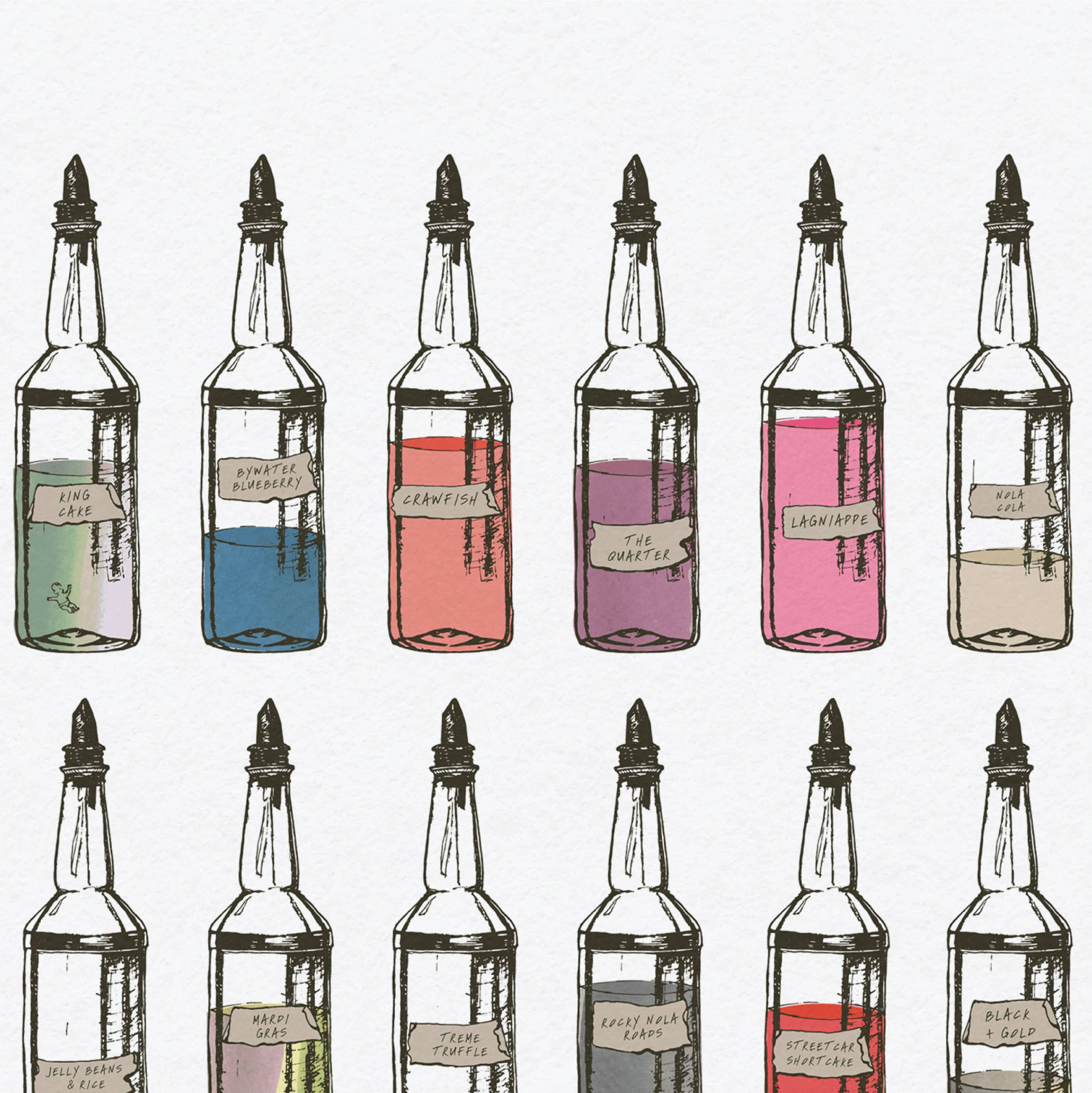 Statement Goods - Vente Affiche d'art - Sno-ball 18 N'awlins Saveurs2