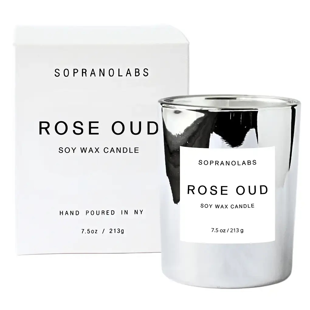 SopranoLabs - Wholesale Jar/Filled Candle - SAMPLE PACK Soy Candles. Clean Vegan hand-poured in NY. Gift1