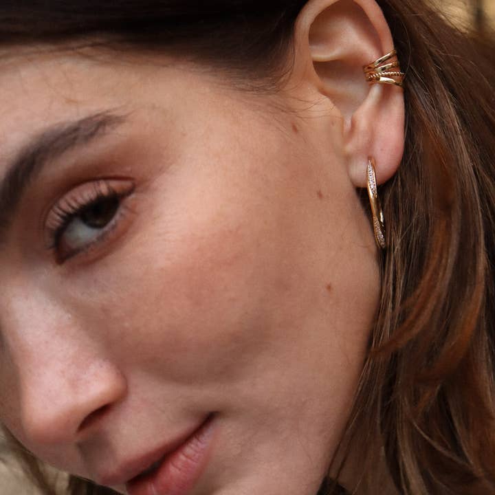 Waekura - Wholesale Cuff/Wrap Earrings - Paula Earcuff