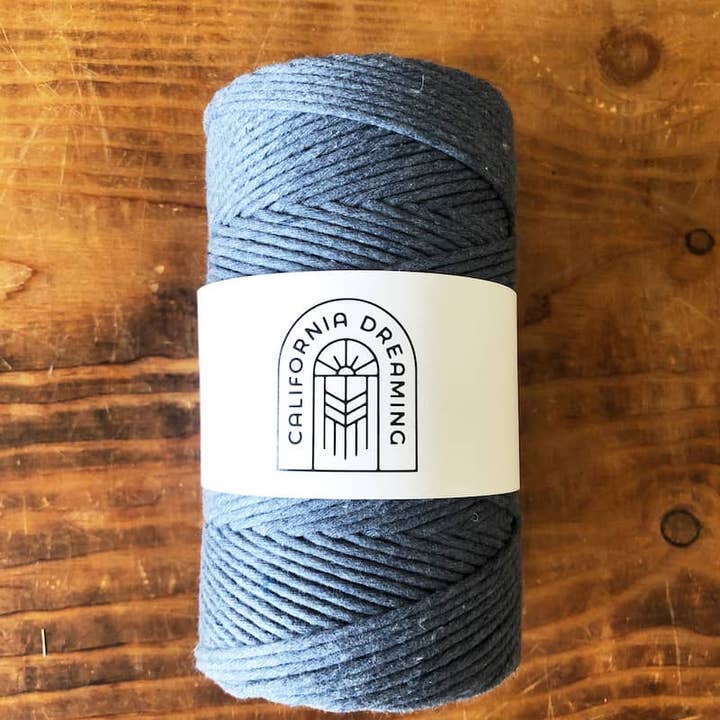 California Dreaming Macrame - Wholesale Yarn - 2mm recycled cotton rope | twisted | 200m7