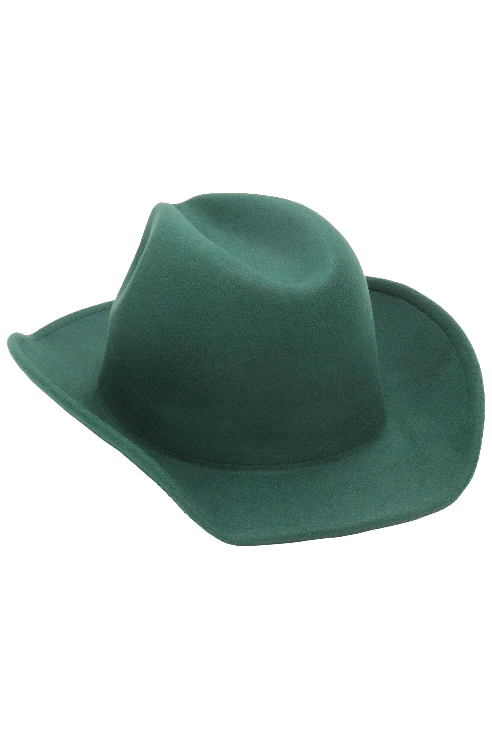 Cap Zone – wholesale Cowboyhatt - Unisex – Solid Plain Taco Brim Filthatt Cowboyhatt18