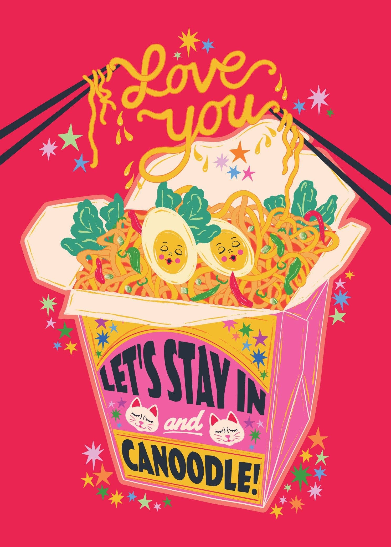 Cath Tate Cards – wholesale Valentine's Day card – NOODLES1