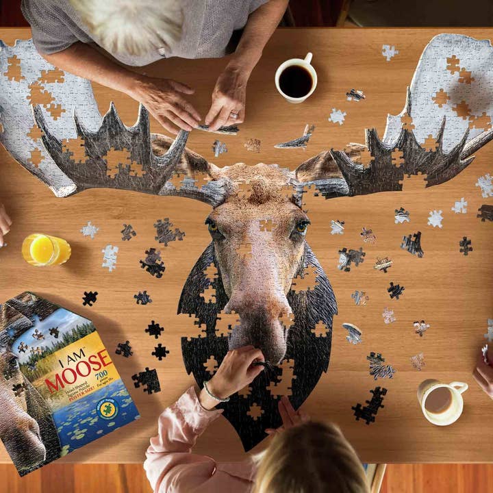 Madd Capp Games & Puzzles - Wholesale Puzzle - Adult - I AM Moose 700 piece jigsaw puzzle - gift4