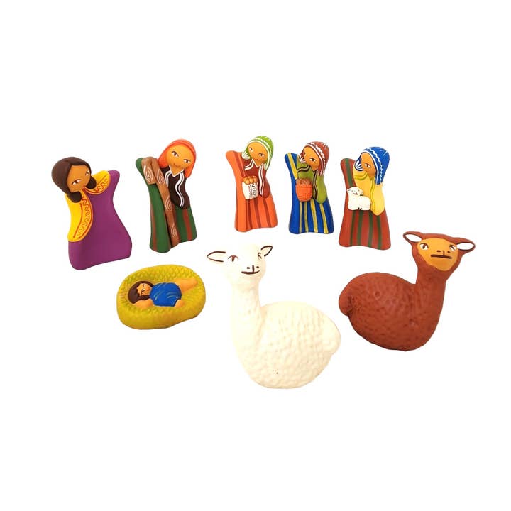 Stiliserad Andinsk keramisk födelse för wholesale av Sedona Spirit