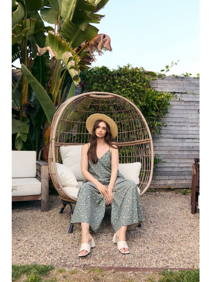 in february - Wholesale Jumpsuit - Women's - FLORAL WIDE-LEG CAMI JUMPSUIT WITH OPEN-BACK