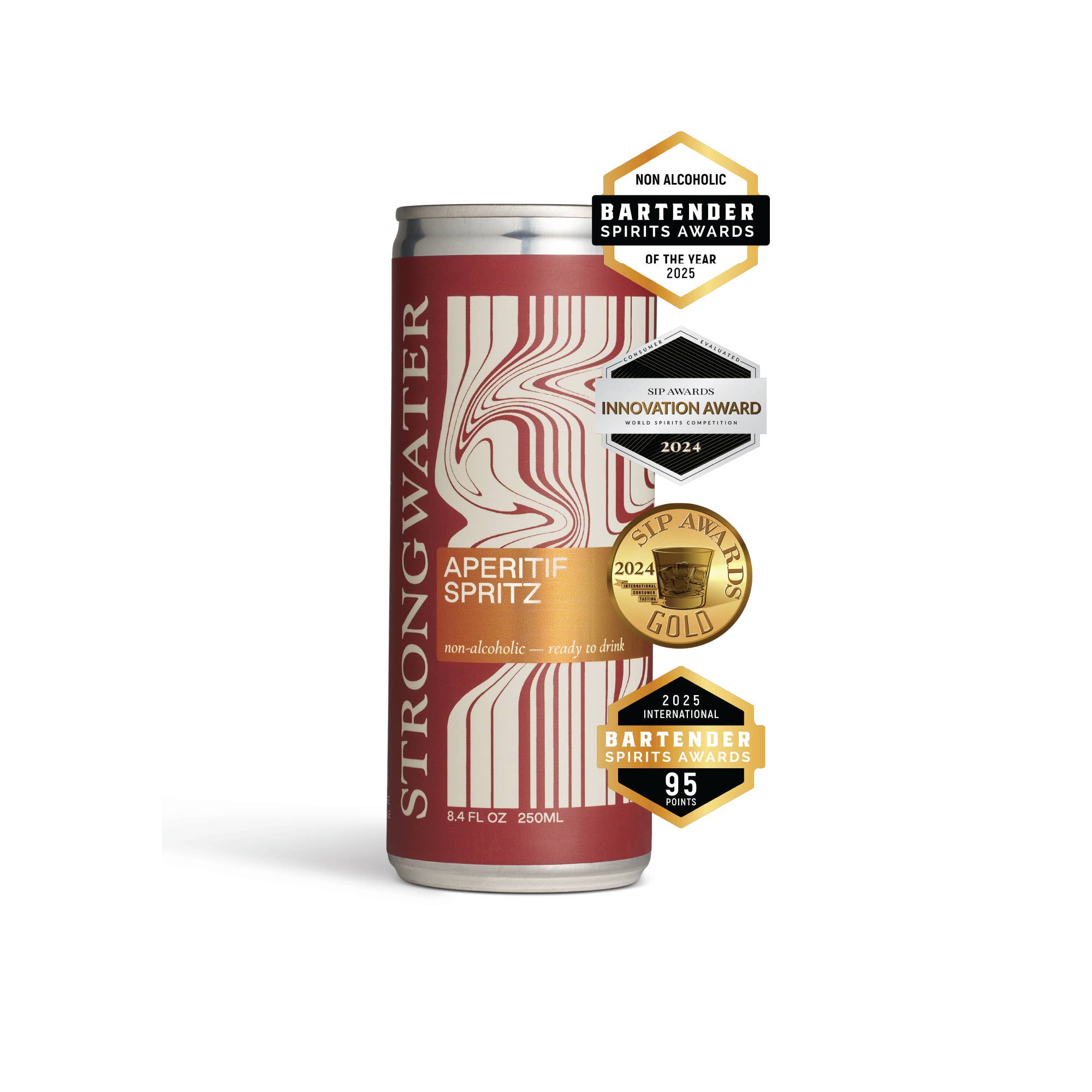 Strongwater - Wholesale Non-Alcoholic Aperitif/Mocktail - Sparkling NA Aperitif Spritz - Aperol Spritz Mocktail1