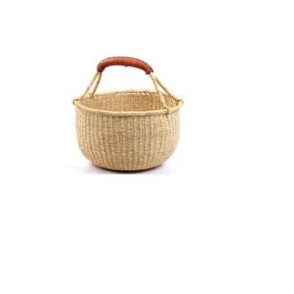 The African Home Goods – wholesale Basket – African Market Basket | Ghana Bolga Basket | Dye Free