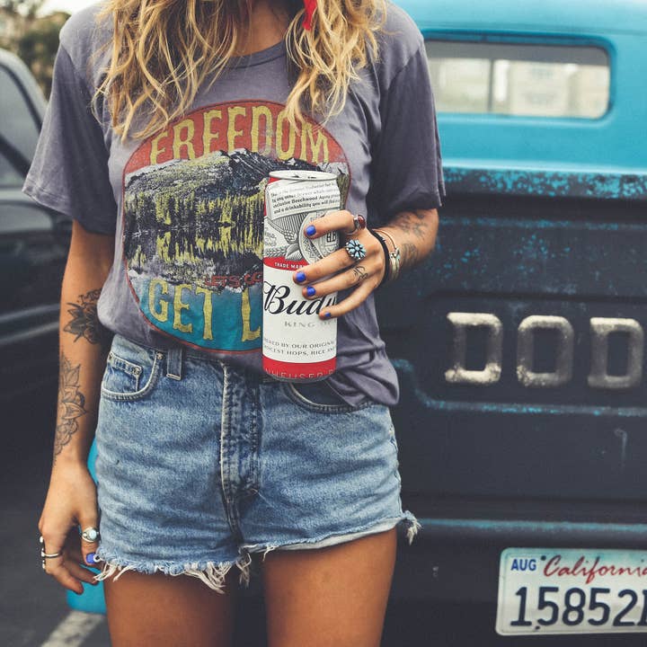 Life Clothing Co - Vente T-shirt sérigraphié – femme - T-shirt Camden Freedom Get Lost