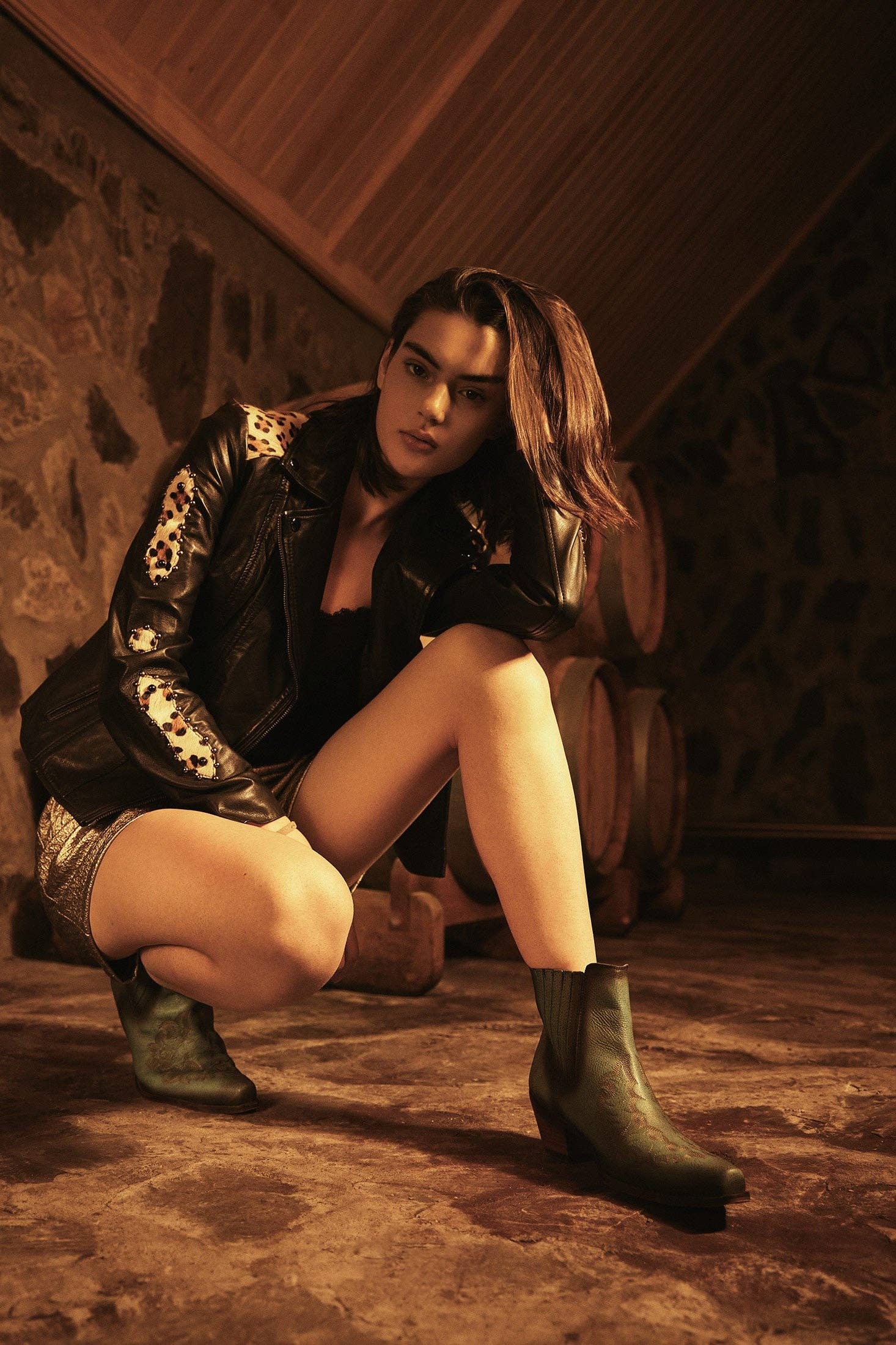 MYRA - EU - Venta al por mayor Botas cowboy - Mujer - Botines Dearling Ranch en color teal6