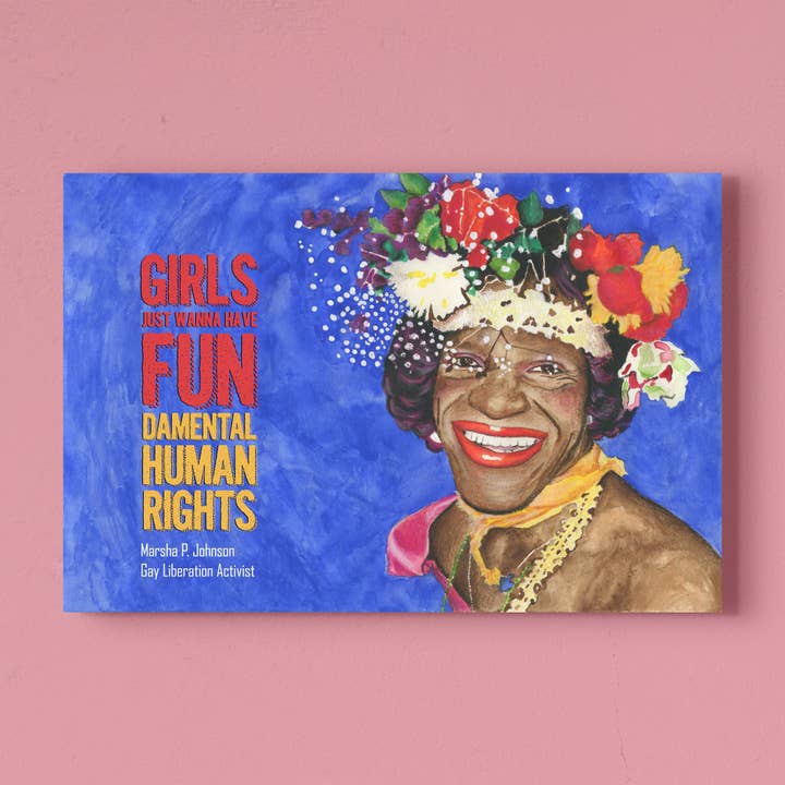 Marsha P. Johnson kunstprint voor wholesale door Deb Almond Art