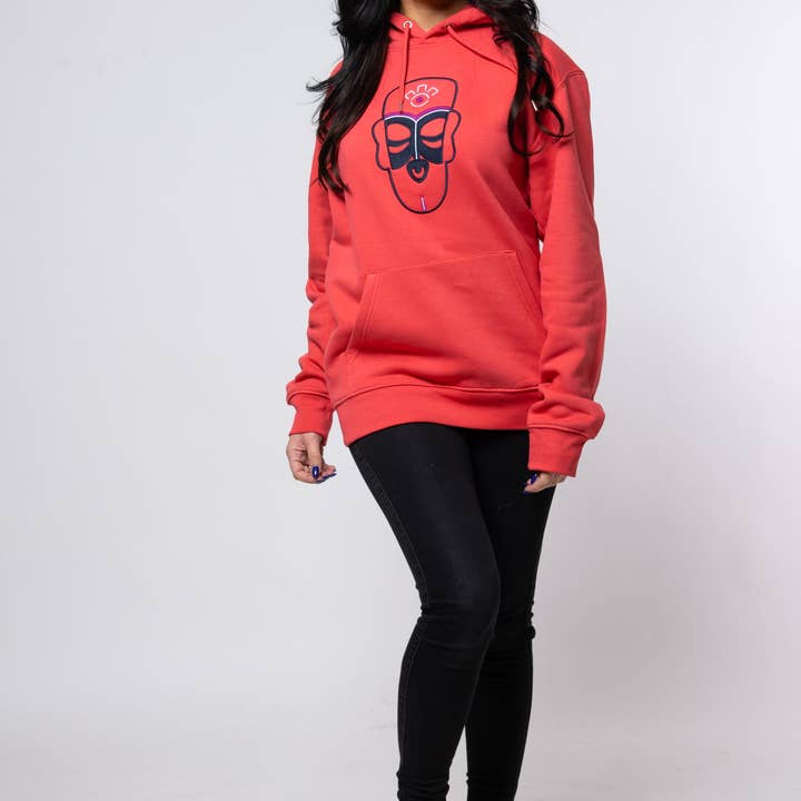 MOLETOM COM CAPUZ VERMELHO por atacado de KALETA