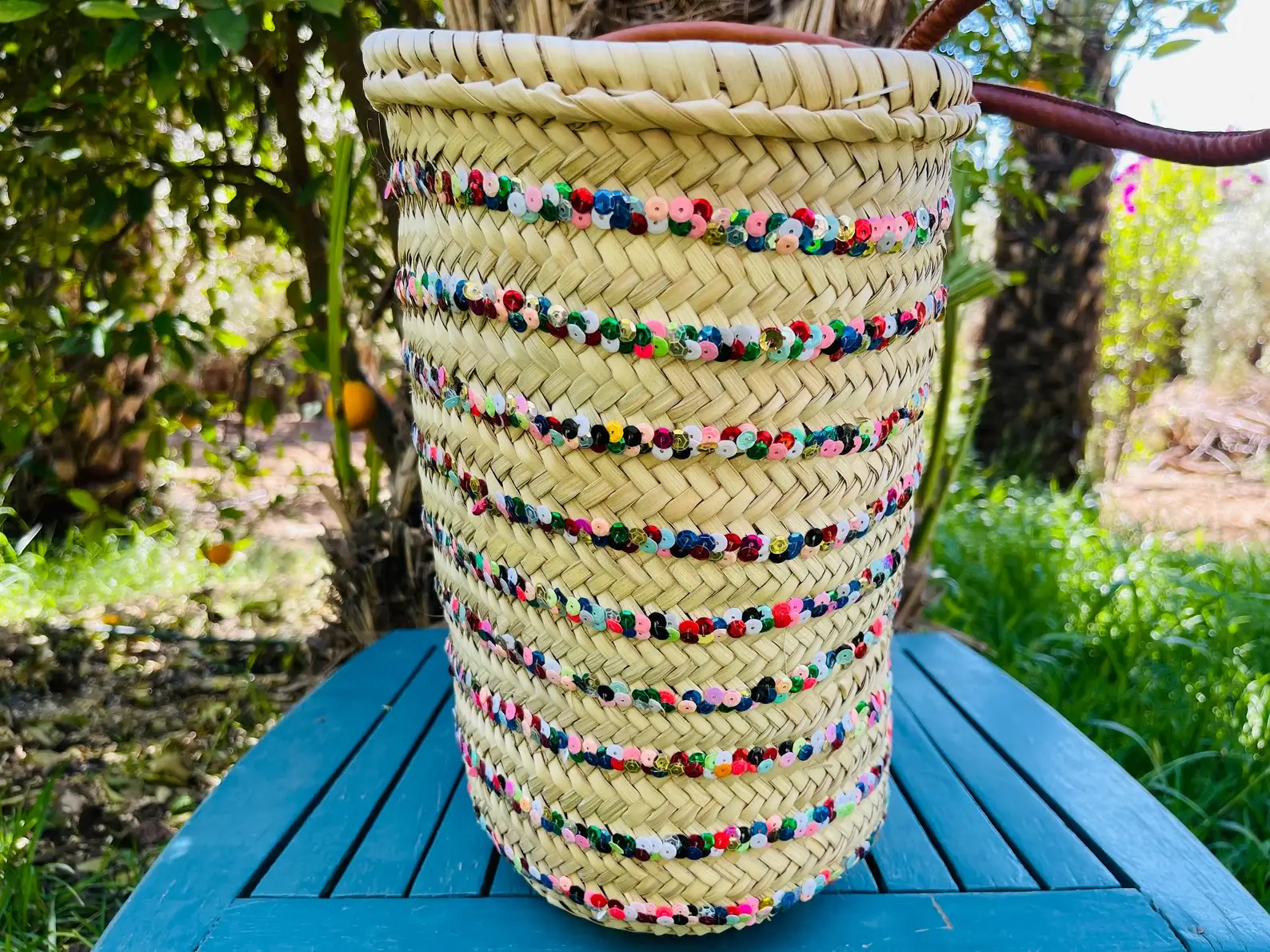 DarKech - Wholesale Beach Bag - Trendy straw bags , straw beach bag, Leather handle4