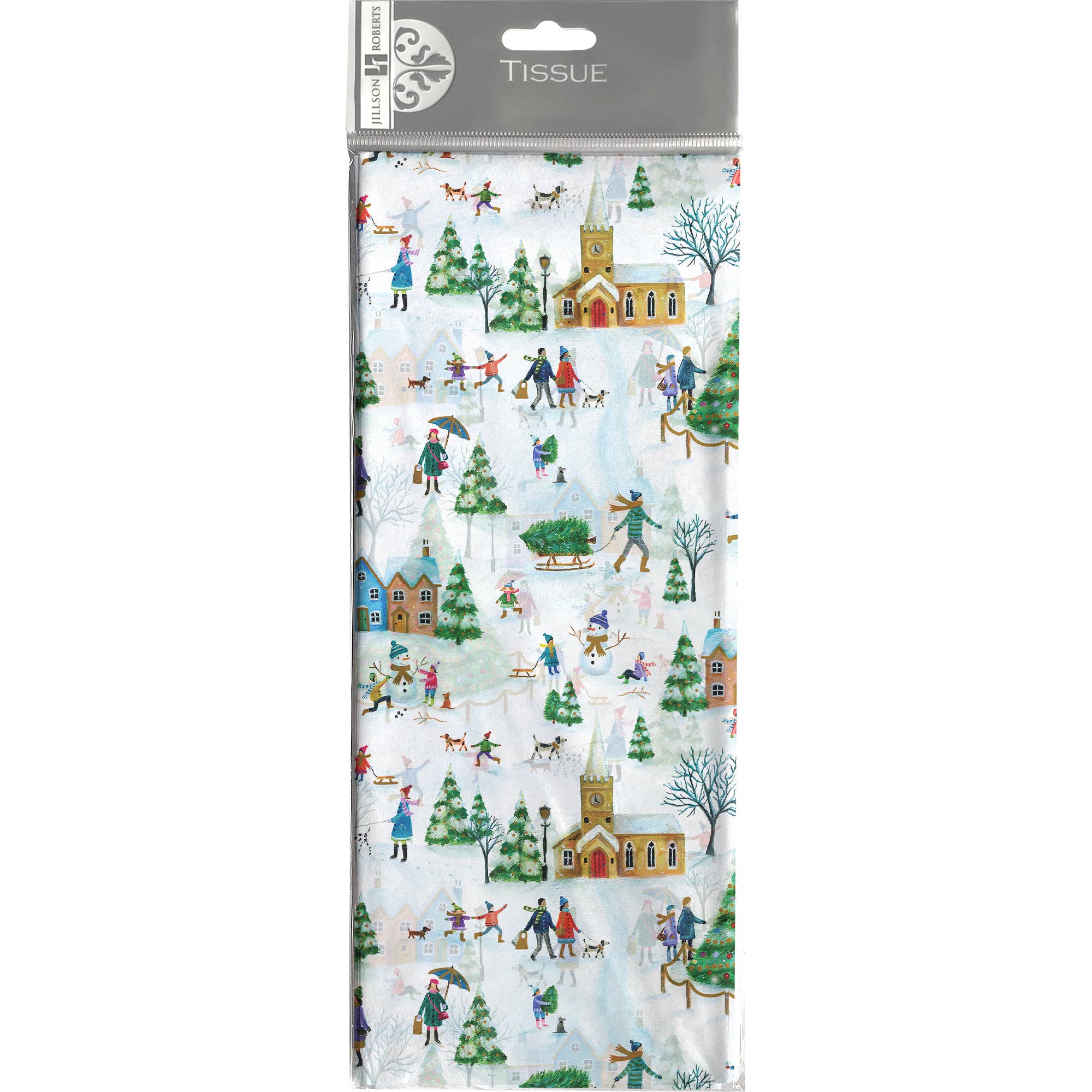Jillson & Roberts - Wholesale Tissue Paper - Tissue - Printed Christmas Village0