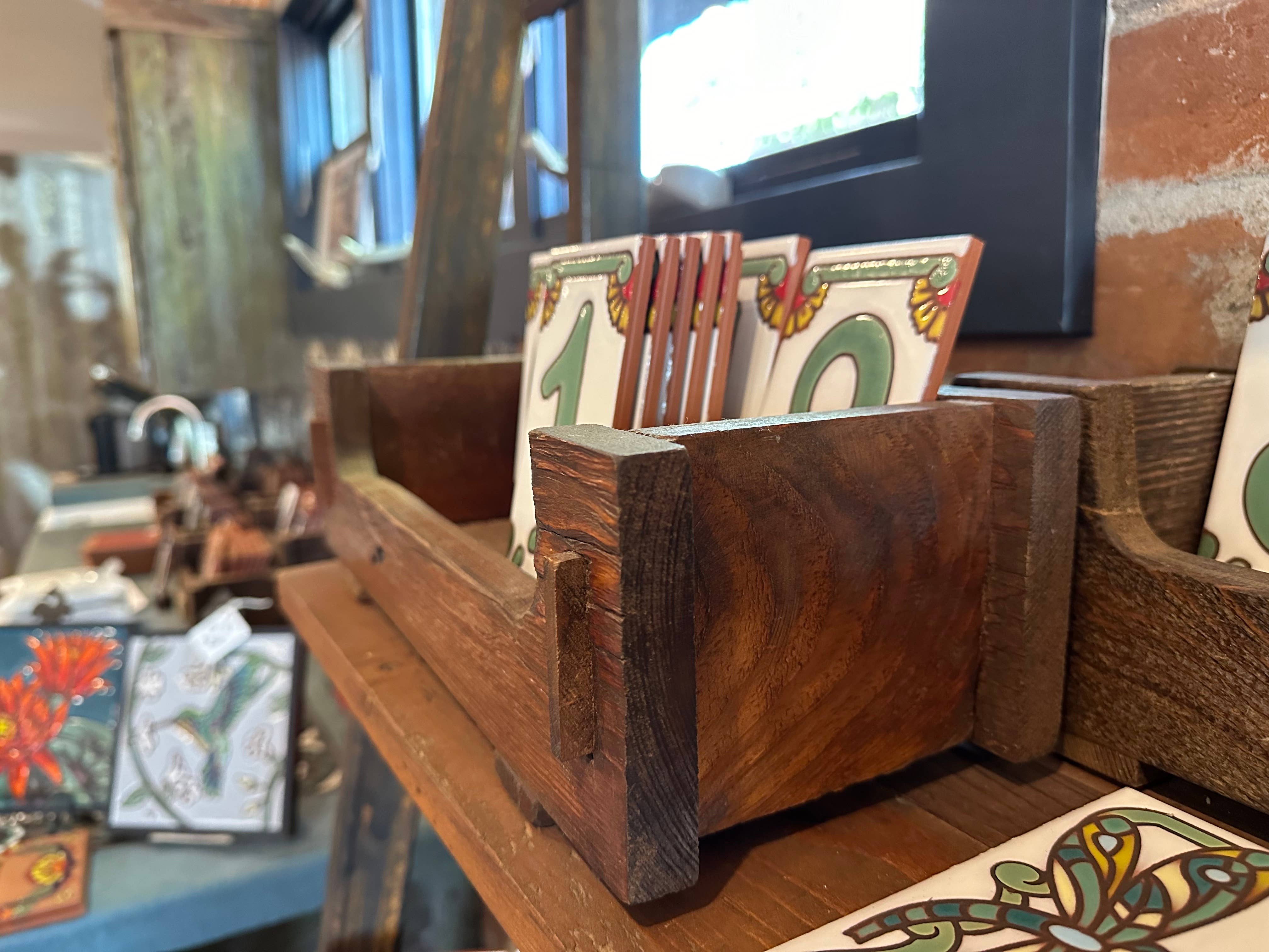 Carly Quinn Designs - Wholesale Display Case - Wooden Display Box for 6x6 and 3x6 Tiles3