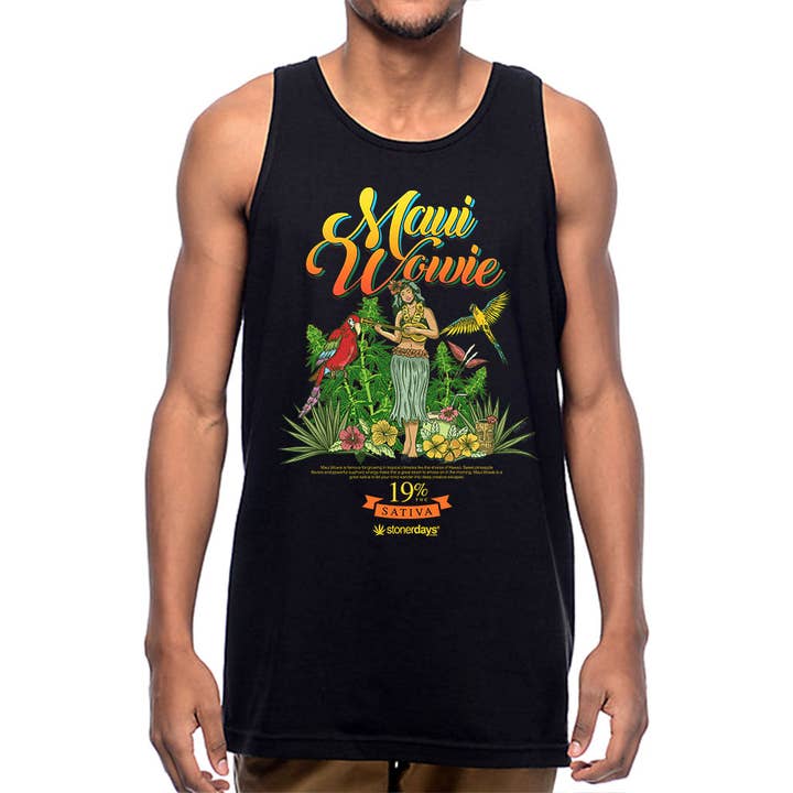 MENS MAUI WOWIE TANK for wholesale by StonerDays Apparel