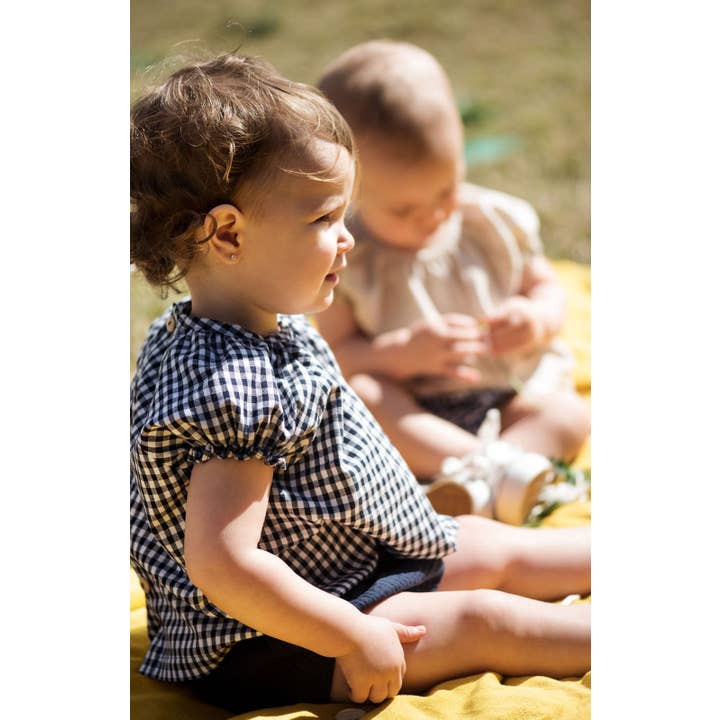 Blus Daisy - Vichy Marino för wholesale av inMINIATURE