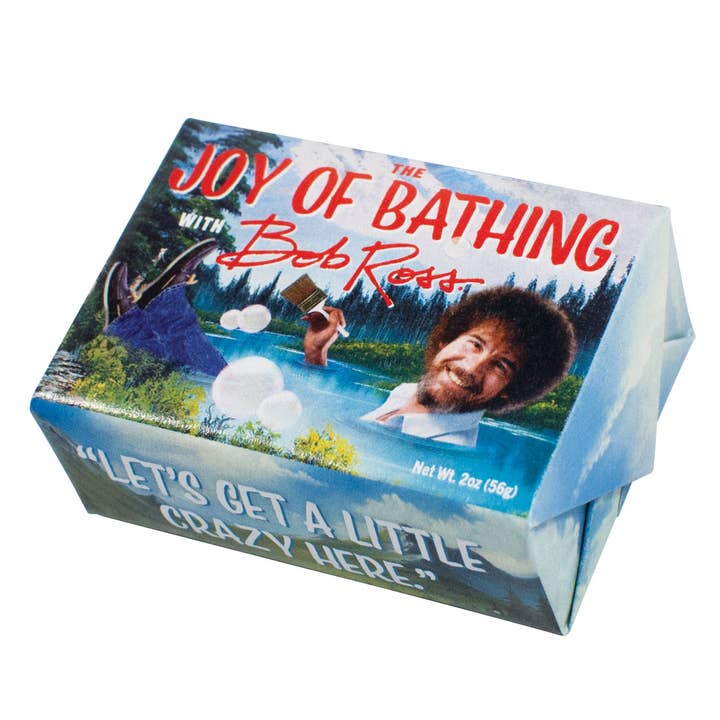 Bob Ross Joy of Bathing Soap for wholesale by Unemployed Philosophers Guild