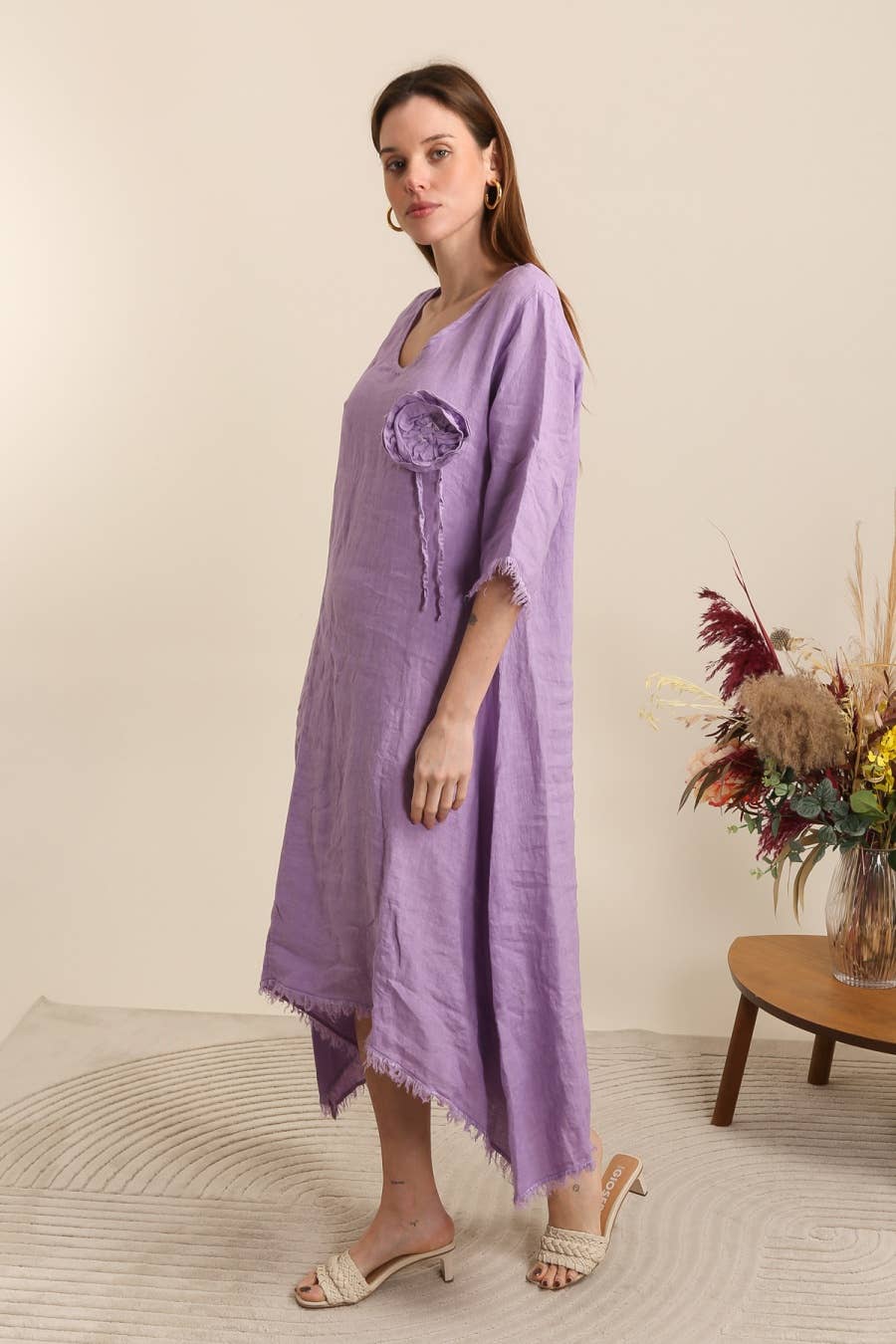 LÉA & LUC - Vendita all'ingrosso Vestito - Donna - Abito in 100% lino RIF. 1013625