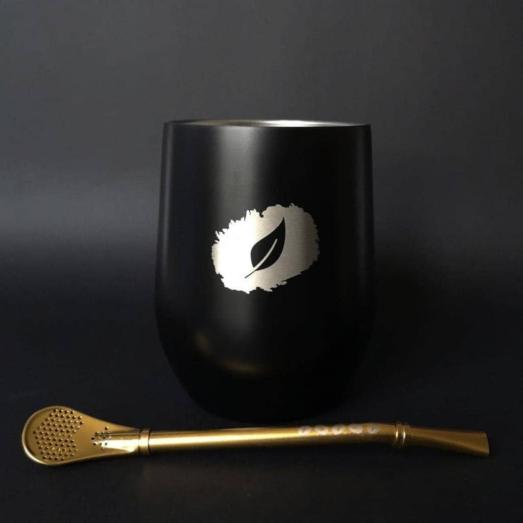 Biomate - Wholesale Insulated Mug/Tumbler - Evasion and Bombilla Calabash Kit for Yerba Mate (340ml)1