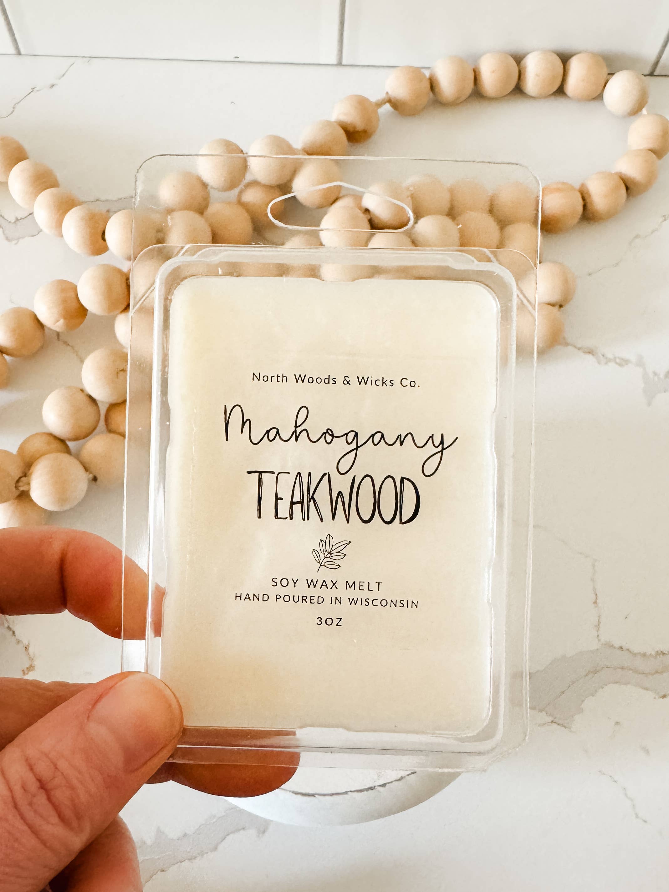 North Woods & Wicks Co - Wholesale Wax Melt - Mahogany Teakwood Soy Wax Melt1