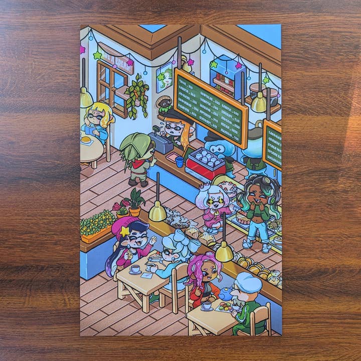 Splat Café! print || Splatoon for wholesale by Kittygorian