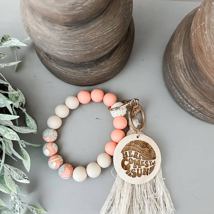 AB Handmade Home Decor - Wholesale Keychain Bracelet - Keychain Wristlet