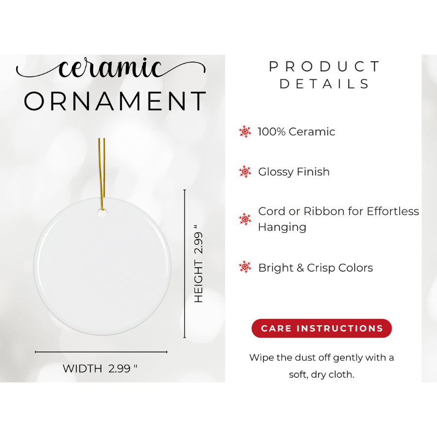 Fernville Creations - Wholesale Ornament - Teacher Ornament, Thank You Care Giver Gift, Christmas Tree3