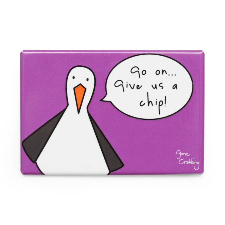 Regálanos un imán para nevera con patatas fritas para venta al por mayor de Gone Crabbing