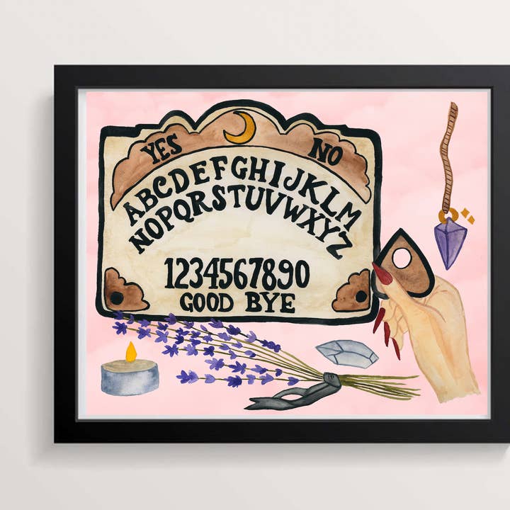 Ouija Board Still Life for wholesale by Wild Juniper Art Studio