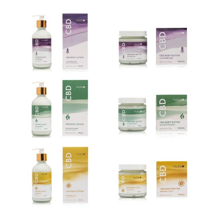 CBD STARTER - Butters/Lotions Collection for wholesale by YUZU