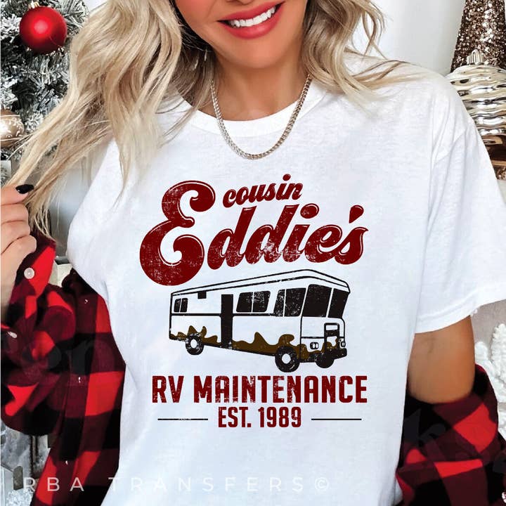 RBA Transfers - Wholesale Sublimation Transfer - Cousin Eddie's RV Maintenance Full Colour Transfer0